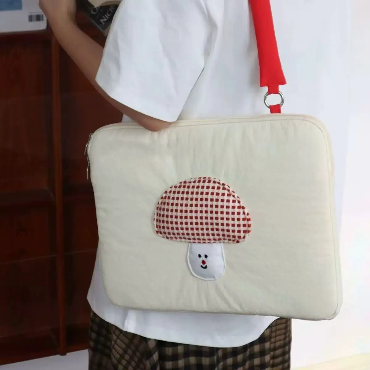 Ins Cute Laptop Handbag Tablet Bag Pouch Hand Bag 14/15inch For Anti-shock 250102