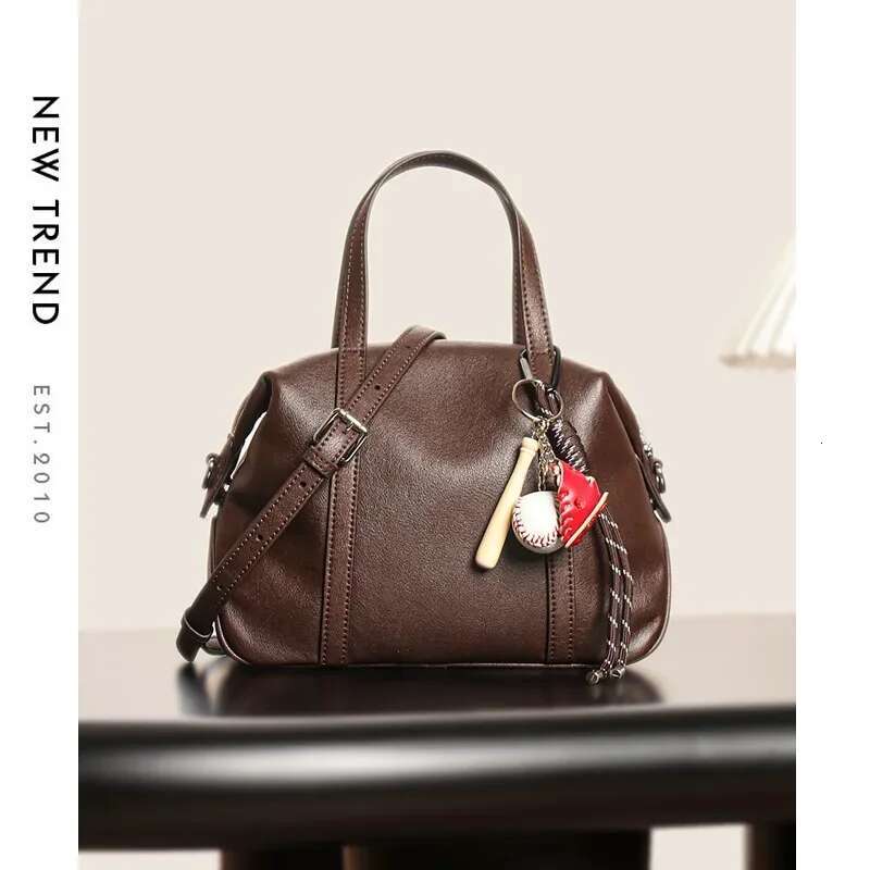 Leather Women s Fashion Single Shoulder Handbag Design Sense Simple and Trendy Crossbody Bag bag