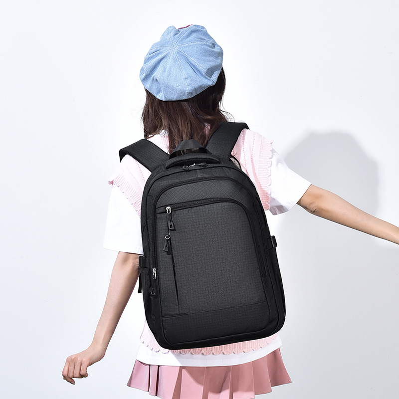 Korean Style Trendy Student Simple Business Lightweight, Simple, Large Capacity Backpack, Computer Bag