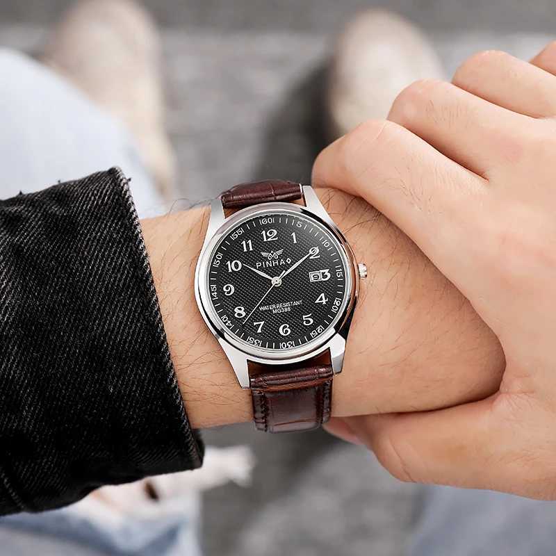Casual Fashion Leather Str Men es Montre de luxe homme 2021 new best-selling product direct shipment erkek saatleri Relogio W250104