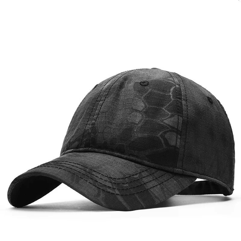 Outdoor Camping Camo Baseball Cap Man Spring Summer Mountaineering Breathable Thin Sun Caps Big Size Jungle Hats 55-63cm 250103