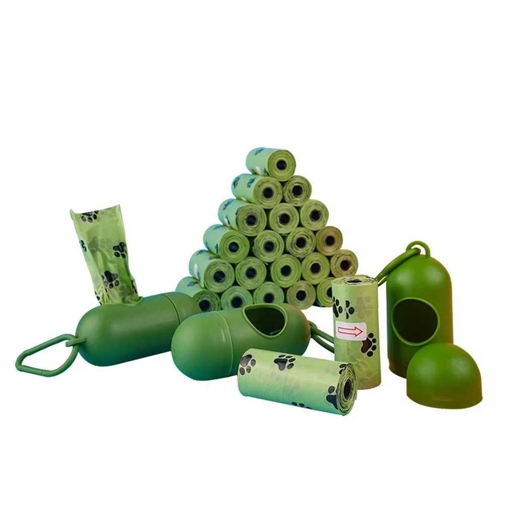 Biodegradable Dog Poop Bags Bulk Biobase Scented Bag Degradable Cat Waste Bags Eco-Friendly DoggieOutdoor Home Clean Pet SupplieXJ250104