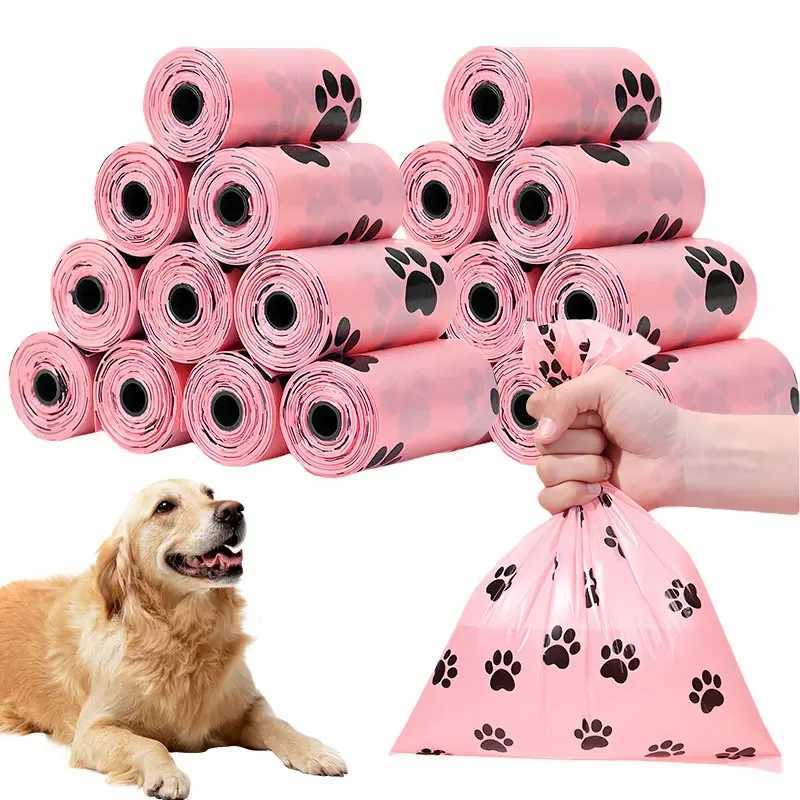 Dog Poop Bag dispenser for Waste Refuse Cleanup for Outdoor Puppy Walking and Travel Leak Proof and Tear Resistant dog SuppliesXJ250104