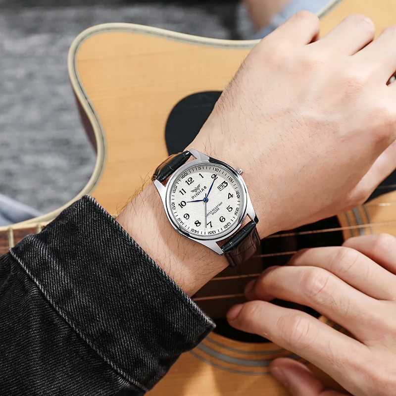 Casual Fashion Leather Str Men es Montre de luxe homme 2021 new best-selling product direct shipment erkek saatleri Relogio W250104