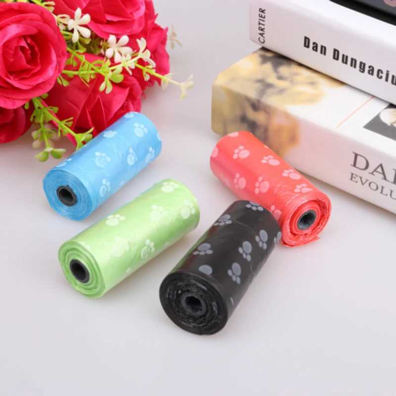 15 Pieces/Roll Pet Garbage Bag Dog Picking Shit Bag Portable Cleaning Bag Cleaning Supplies Pet Supplies Kitchen AccessoriesXJ250104
