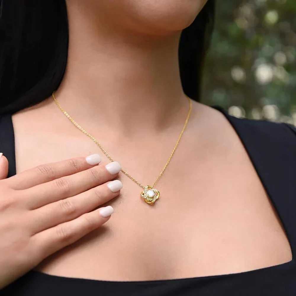 Anniversary Birthday Valentines Day Gift Jewelry Box Real Eternal Rose Necklace for Girlfriend Mom Wife Wedding W250104