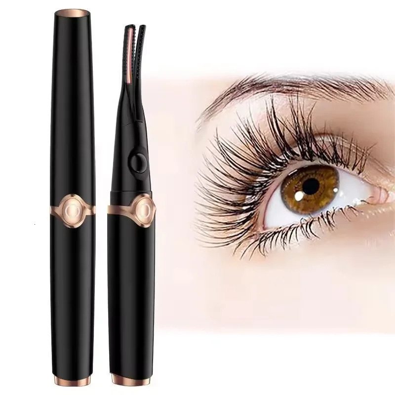 Perfect Heated Eyelash Curler Clip Type Heating Electric Perm Eyelash Curler Eyelash Curling Tool Eye Makeup brush 241226
