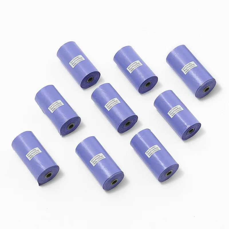 Lavender Scented 1.5 Silk EPI Environmentally Friendly Degradable Pet Garbage Bag Dog Dispenser Poop Bag Dog Poop Bag ThickenedXJ250104