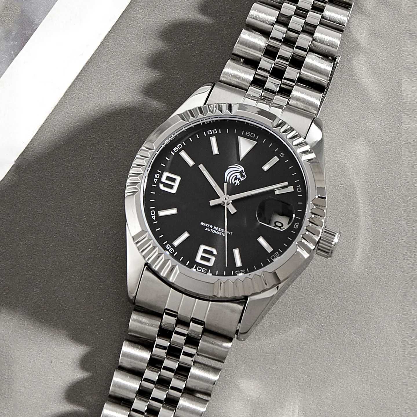 Mechanical Womens Steel Bracelet Womens Automatic Watch Waterproof La Clock W250104