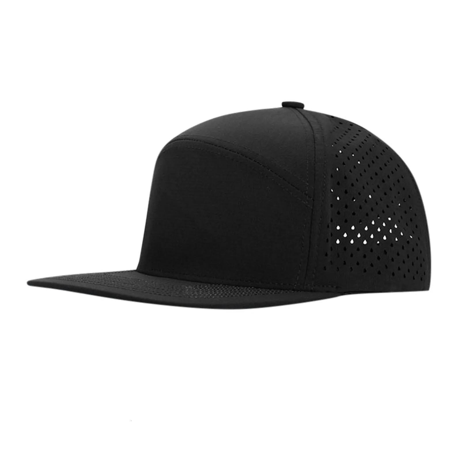 Men Flat Brim Baseball Cap Adjustable Performance Hat Perforated Cap Baseball Cap Size ucer 250103