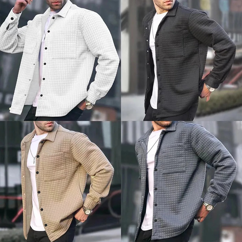 Italy style long-sleeved pure cotton shirt men spring and autumn shirts for men casual comfortable shirt mens camisa 250103