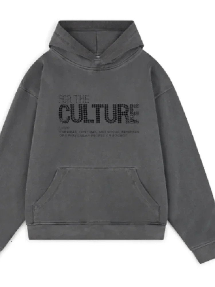 Retro Brick Letter Hooded for women Sweatshirts Street American Personality Y2K Autumn Mens Retro Sweatshirt women clothing 250103