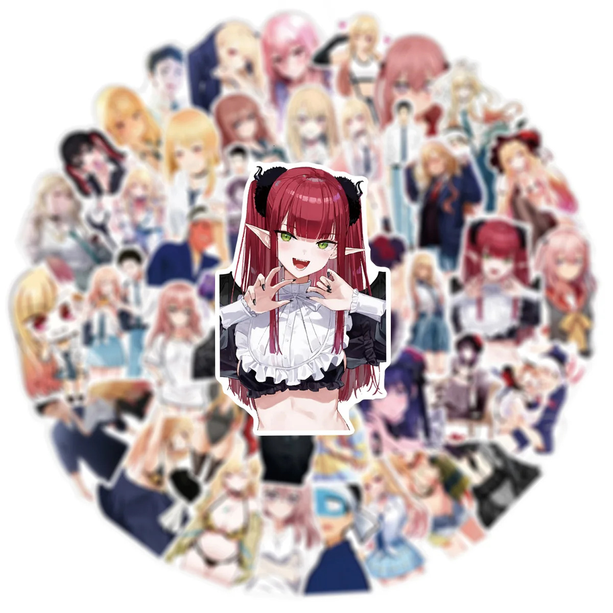 Update 50Pcs Adult Anime Hentai Sexy Waifu Stickers Suncensored Decals For Laptop Phone Lage Cute Car Sticker Girls Toys