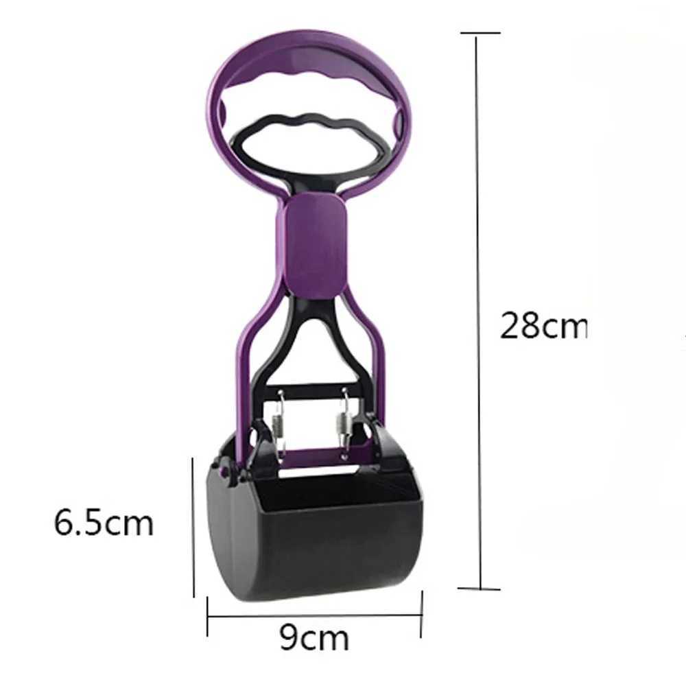 Pet Dog Pooper Scooper Long Handle Jaw Puppy Poop Dispenser Pooper Grabber Catcher Collector for Dogs Outside Poop CleanerXJ250104