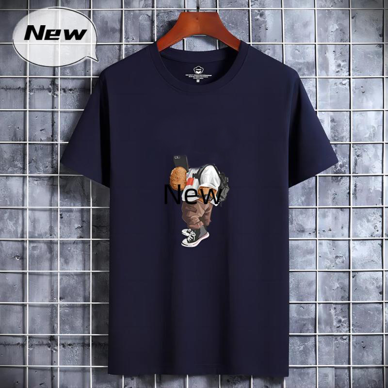Men's T Shirts Funny Bear Harajuku Tshirt For Men Summer T-shirt Short SleeveT-shirt Men's Clothes Male