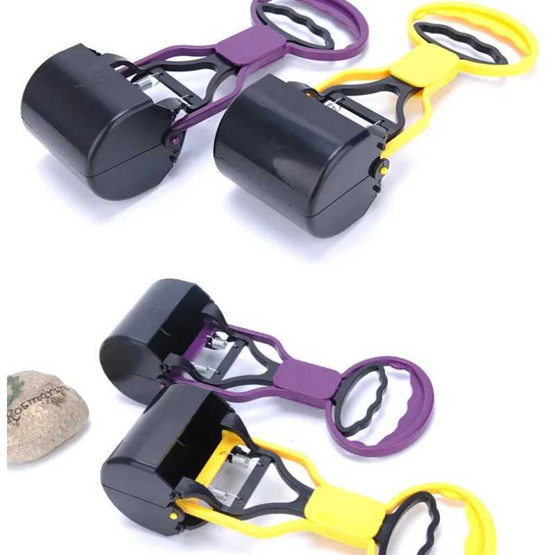 Pet Dog Pooper Scooper Long Handle Jaw Puppy Poop Dispenser Pooper Grabber Catcher Collector for Dogs Outside Poop CleanerXJ250104