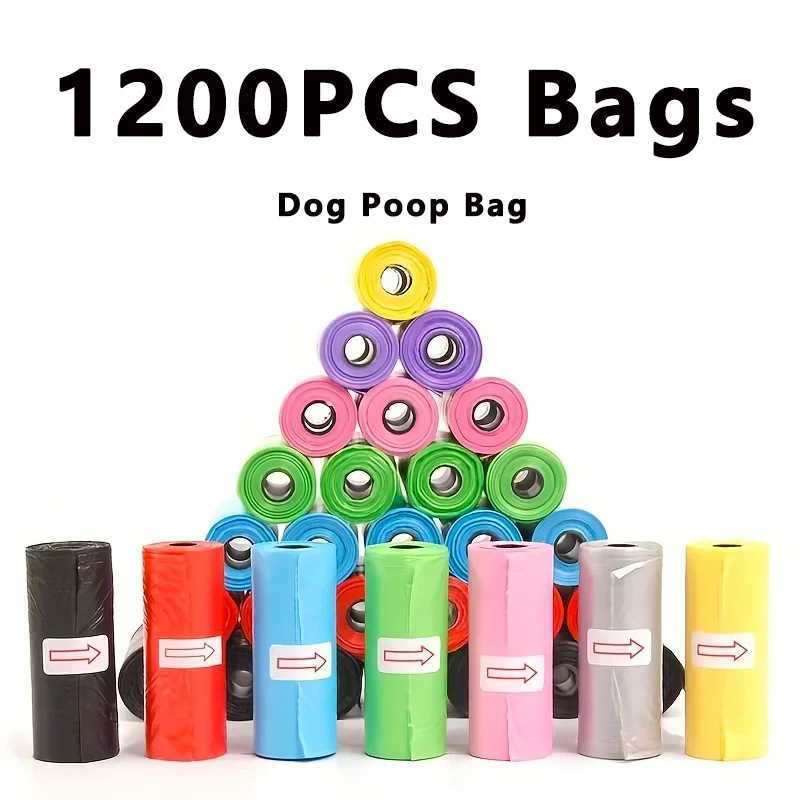 1200pcs Dog Poop Bags Pet Poop Bags Disposable Dog Waste Bags Bulk Poop Bags Leak-Proof Dog Waste Bags For Pet SuppliesXJ250104