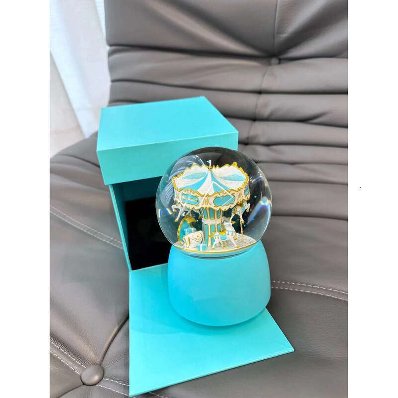 Snow Decorations Globe Classics Letters Crystal Ball With Box Limited Birthday Christmas Gift
