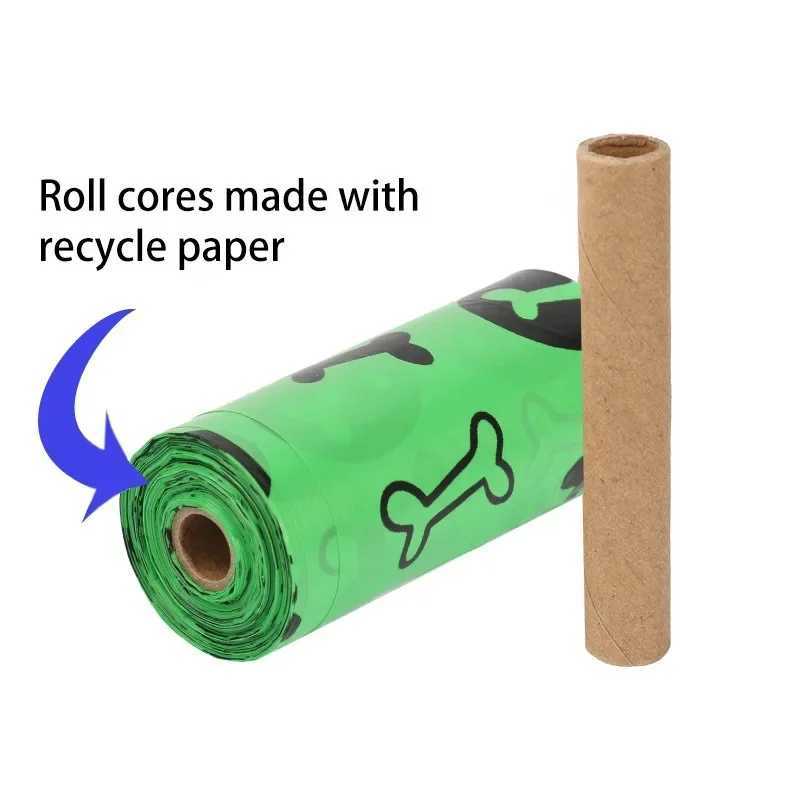 Pet Poop and Garbage Bag EPI Biodegradable 15 Pieces/roll with Fragrance Dog Poop Bag Pet Toilet Bag Pets Cleaning SuppliesXJ250104