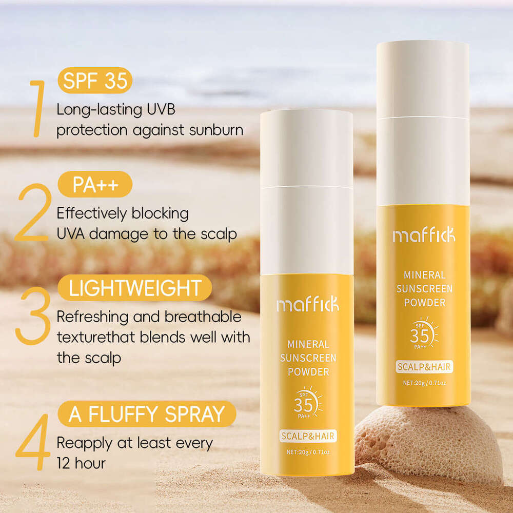 MAFFICK sunscreen, drying, oil control, grease removal, dry hair, spray, air bangs, lazy people's puff powder