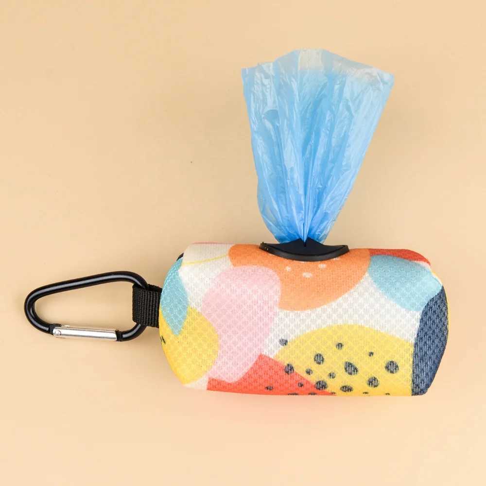 Fashion Pet Out Garbage Bag Portable Outdoor Dog Walking Cleaning Poop Box Holder Dispenser Attaches To Rope Storage ContainerXJ250104