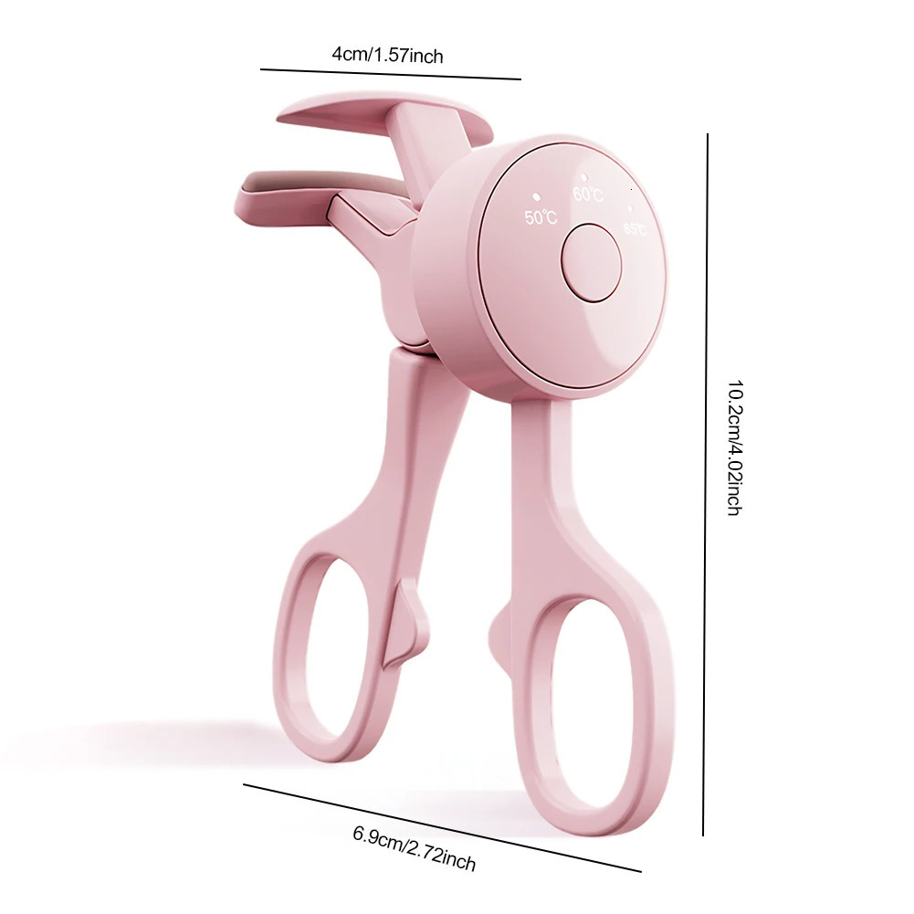 Electric Eyelash Curler Heating Tool USB Rechargeable Portable Eyelash Clipper for Curling Heated Eyelash Curler Cosmetic Tools 241226
