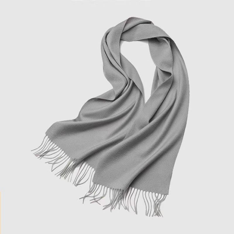 T067 new cashmere scarf for women, high-grade sense, autumn and winter, Korean style, plaid, thickened, student scarf, age-reducing, versatile