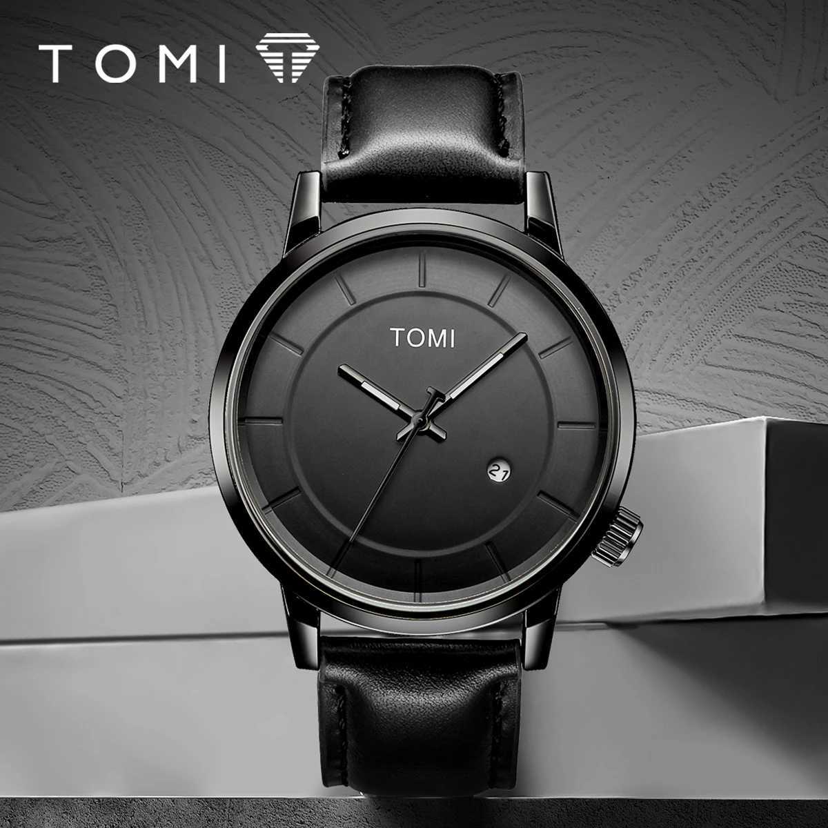 Tomi Luxury Mens Fashion Original Brand Busin Mens Quartz W250104