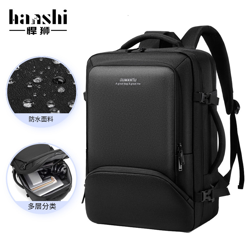 Men's Business Waterproof Large Capacity Fashionable Travel Premium Commuter Backpack Computer Bag