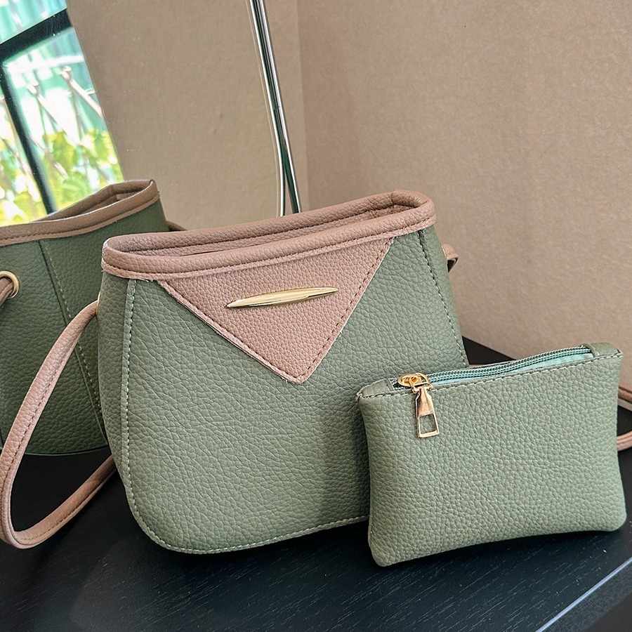 This Year's Trendy Fashion Small 2024 New Women's Stylish Texture Versatile Crossbody Casual Bucket Bag