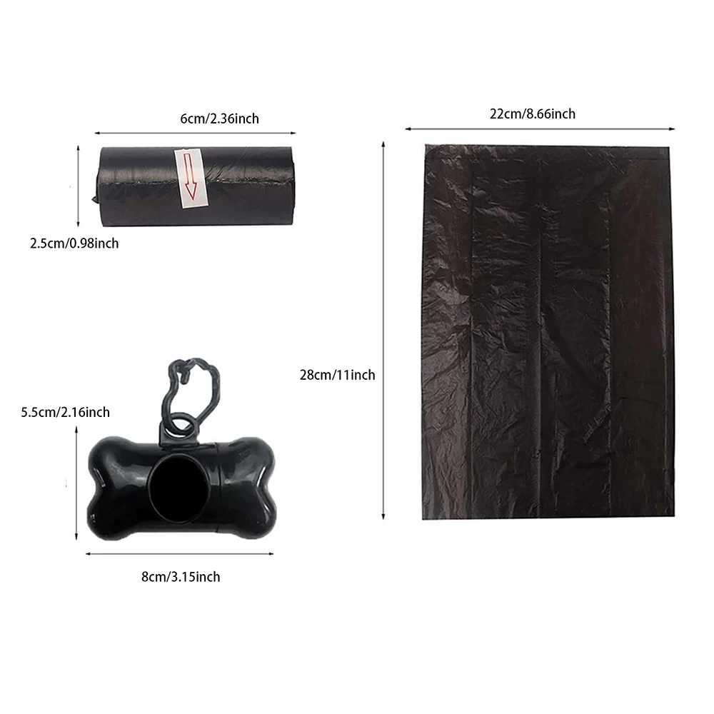 10 Rolls Pet Dog Poop Bags biodegradable Bag Garbage Bag Puppy Cat Pooper Scooper Bag (15 Bag/ Roll) Outdoor Clean Pets SuppliesXJ250104