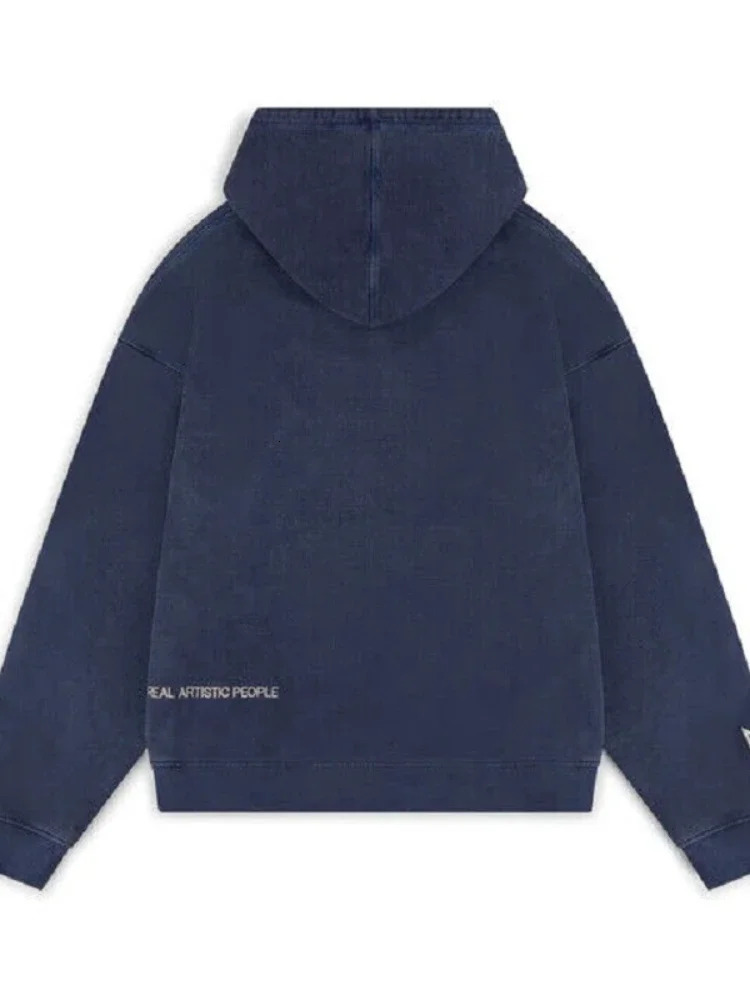 Retro Brick Letter Hooded for women Sweatshirts Street American Personality Y2K Autumn Mens Retro Sweatshirt women clothing 250103