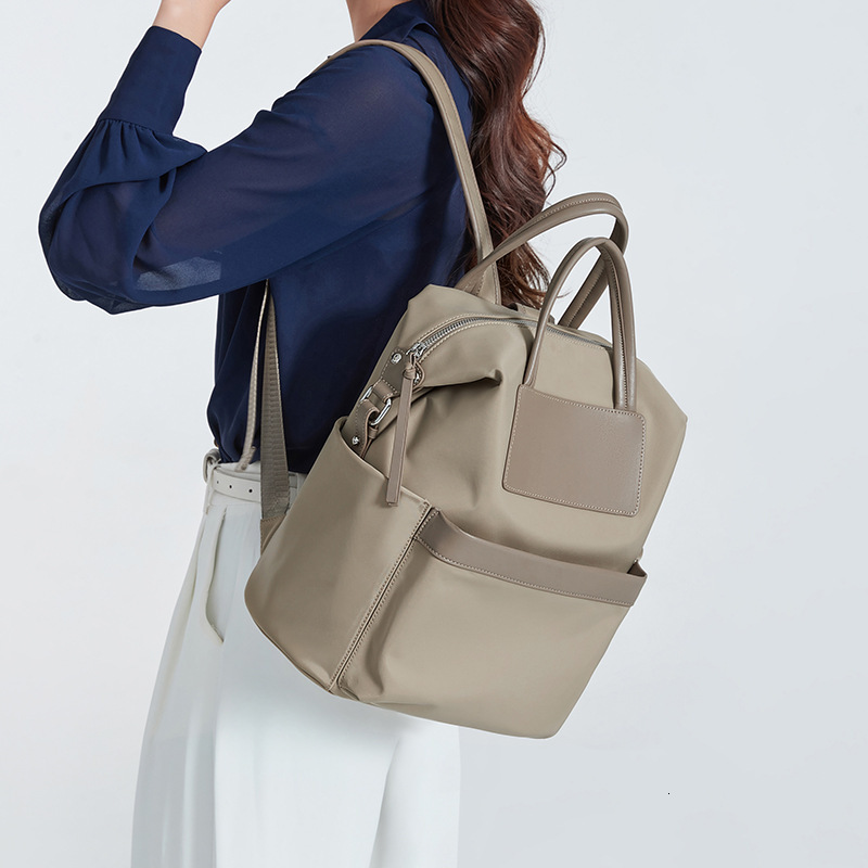 Nylon Oxford Cloth Backpack For Women, Lightweight Large Capacity Computer Bag, Simple And Versatile, Casual Outdoor Universal Travel Bag