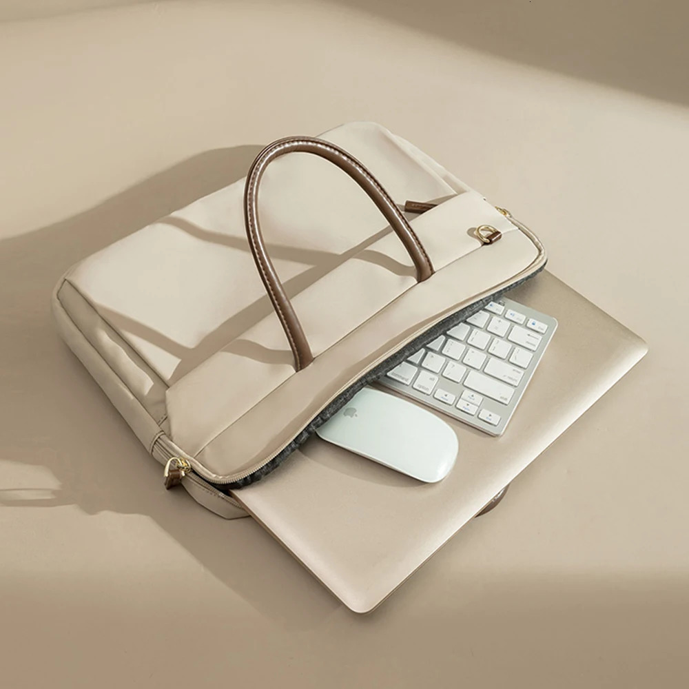 Laptop Bag 13.3 14 15.6 Inch Notebook Bag SlEEve For Macbook Air Pro 13 16 Case Shoulder Handbag Waterproof Briefcase 250102