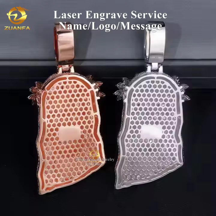 Exquisite Big Piece 3D Jesus Pendant Moissanite Pendants Iced Out Dias custom moissanite pendant Religious Jewelry