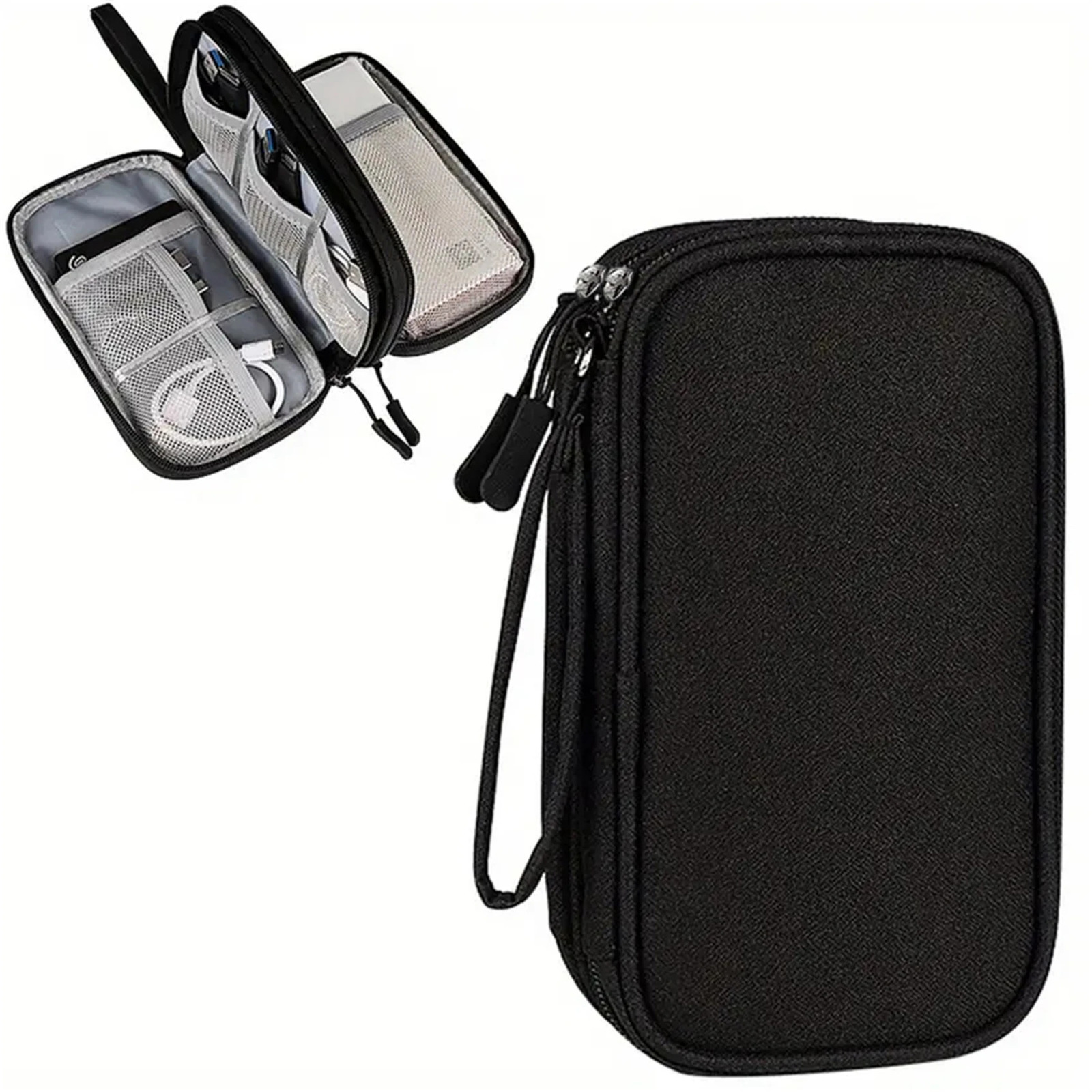 Travel Cable Bag Portable Digital Storage Pouch Charger Data USB Organizer Waterproof Electronic Accessory y241226
