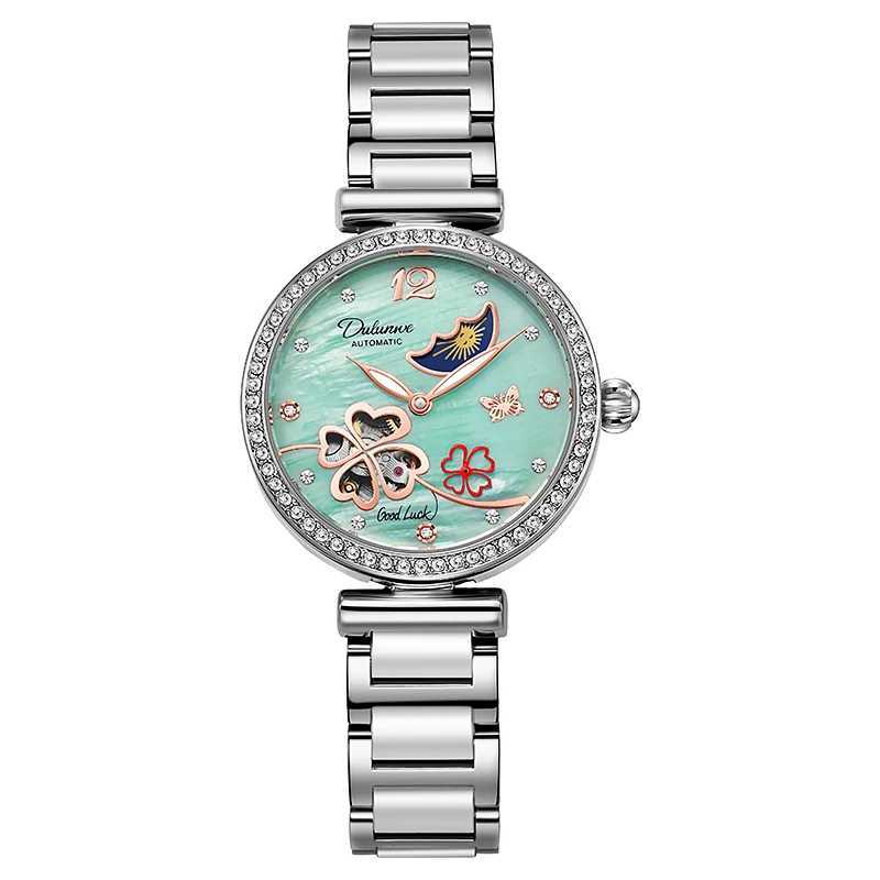 New Design Rotating Automatic Mechanical Womens Ceramic Watch Fashion Classic Watch Montessori Womens Watch W250104