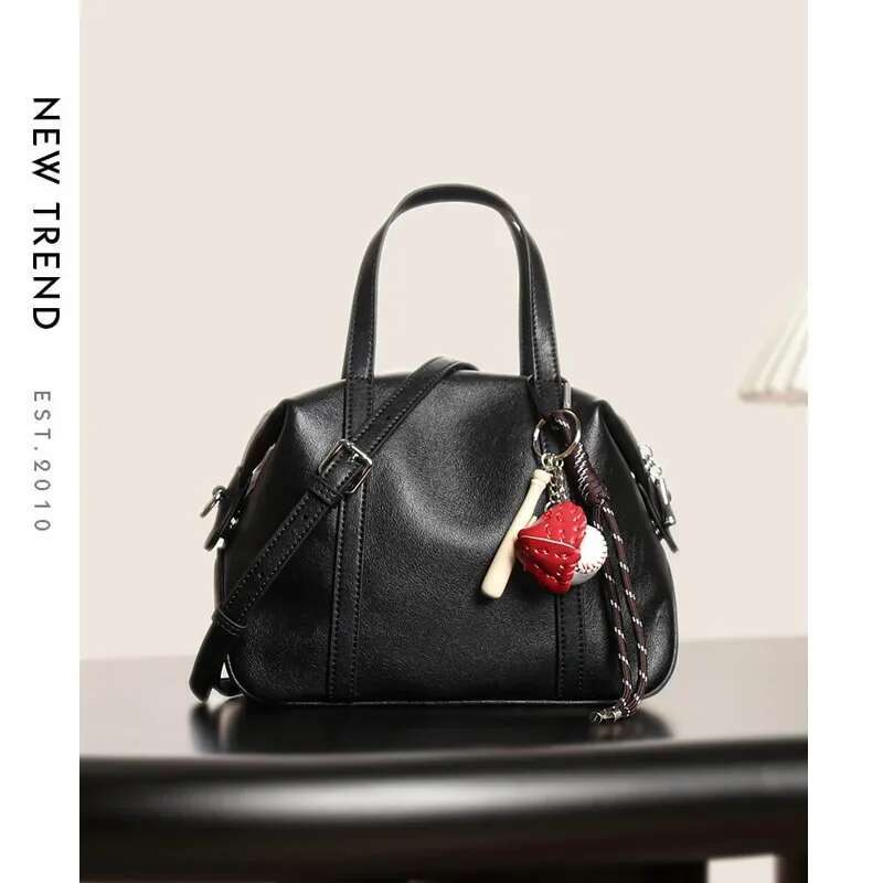 Leather Women s Fashion Single Shoulder Handbag Design Sense Simple and Trendy Crossbody Bag bag