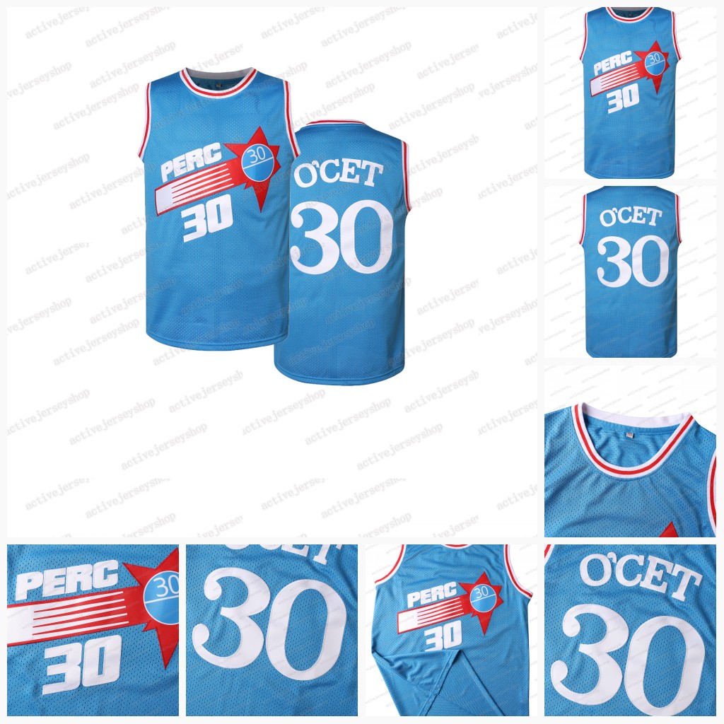 Men 30 OCET Embroidered Basketball Jerseys Breathable Stretchy Sleeveless Sports Uniform for Training Competition Parties Free shiping instock