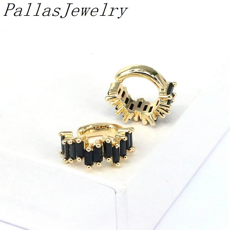 5Pairs Fashion Ladies Gold Plated Trend Crystal Ear Cuff Zircon Clip On Earrings Fine Without Piercing Earrings Jewelry Gift 250103