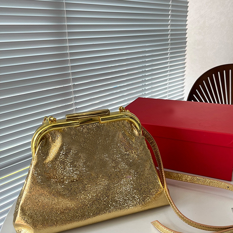 Designer Fashion Women's Evening Bags Crossbody Exquisite Chain Temperament High Quality Genuine Leather Women Hand Bags