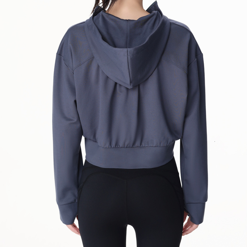 New Cotton Coat Winter Running Yoga Fiess Set Training Top Slim Fit Jacket Hoodie Women's