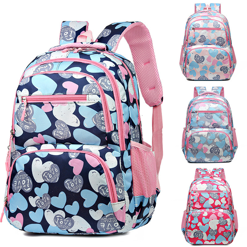 Student large capacity, children's printed, casual fashionable, and lightweight outdoor backpack, reducing load