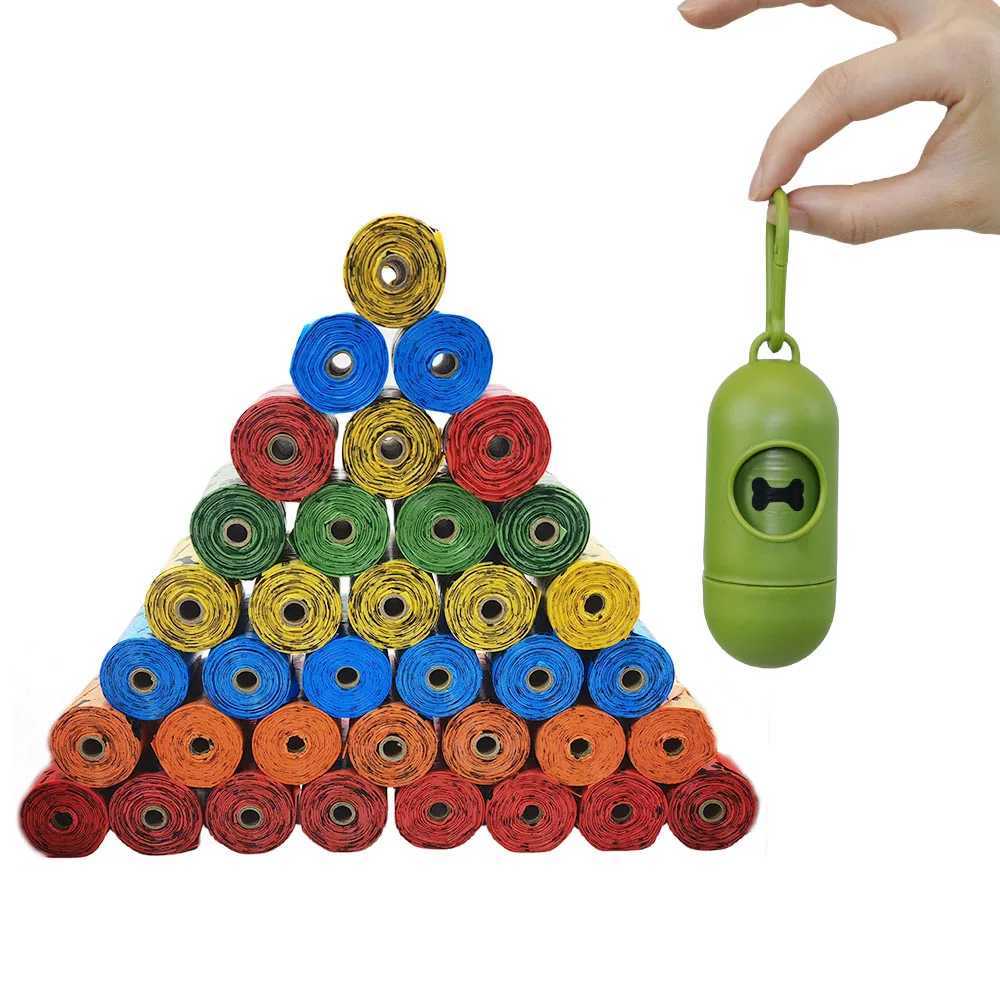 Pet Cat Dog Poop Bags Disposable Dog Waste Bags Bulk Poop Bags Dispenser biodegradable Bag Outdoor Home Clean Refill Garbage BagXJ250104