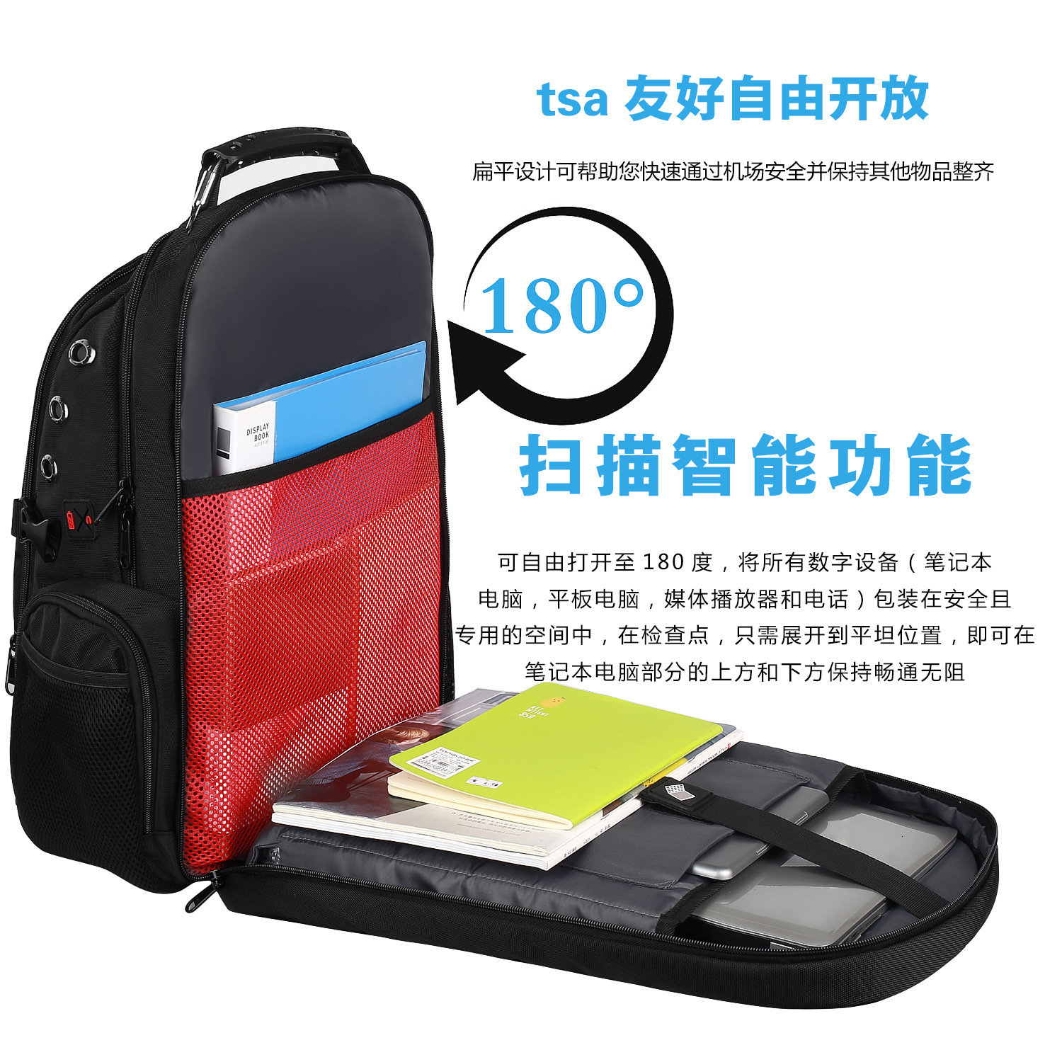 Business Large Capacity Backpack, Waterproof Outdoor Computer Bag