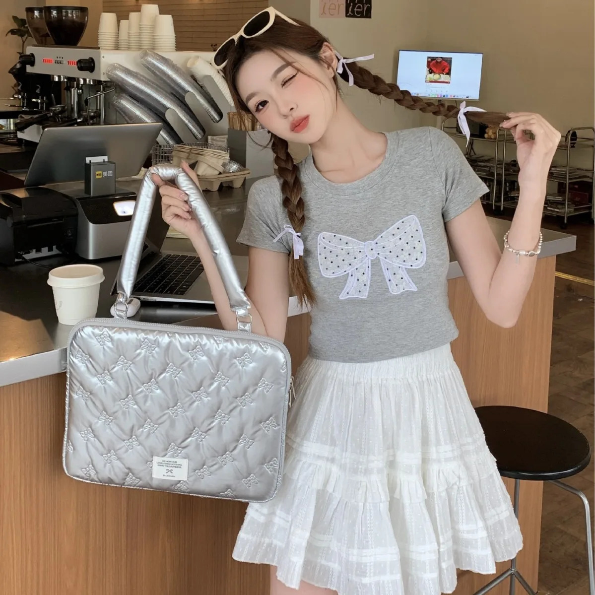 Cute Laptop Handbag 11 13.3 15 Inch Table SlEEve Carry Case for Notebook Bag 250102