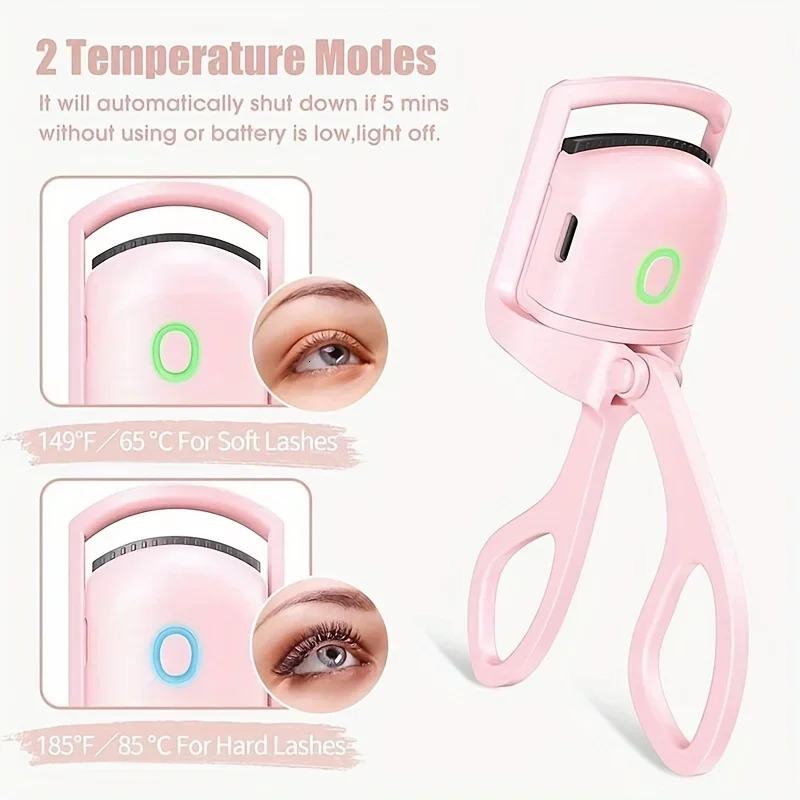 Electric Eyelash Curler Charging Model Fast Heating Portable Shaping and Lasting Curling Eyelash Clip 241226