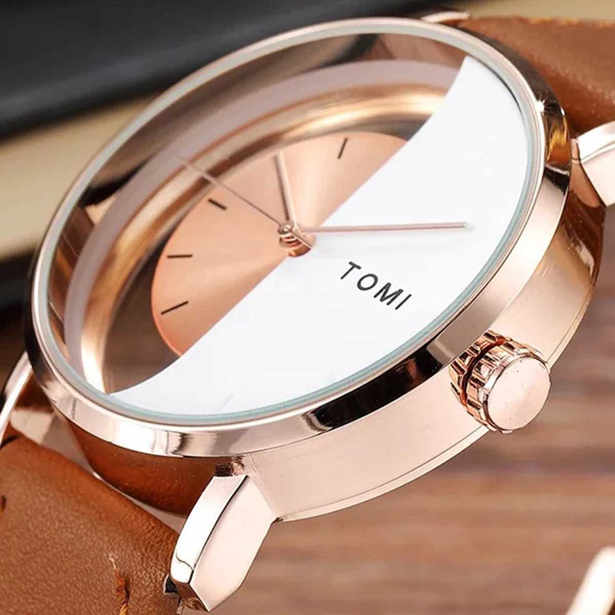 Tomi Fashion Simple Hollow Design Quartz W250104