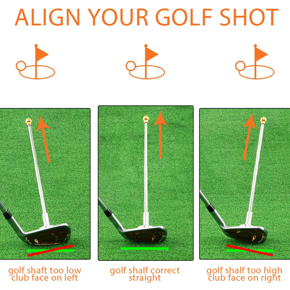 Magnetic Golf Alignment Stick Golf Club Direction Rods Golf Swing Trainer Posture Corrector Golf Practice Accessories Aid Tools 250102