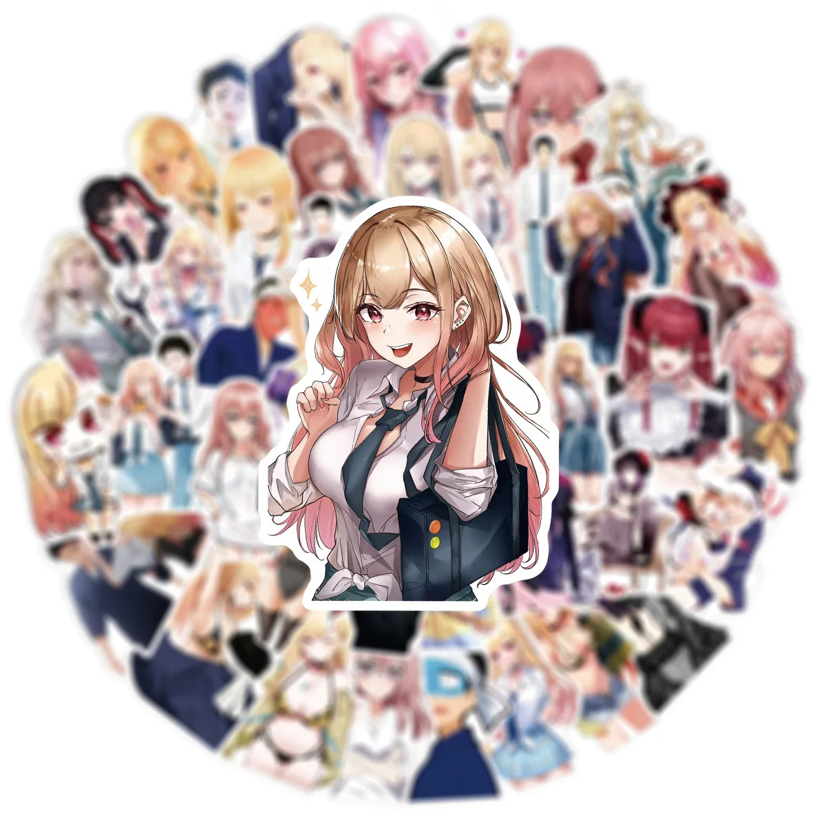 Update 50Pcs Adult Anime Hentai Sexy Waifu Stickers Suncensored Decals For Laptop Phone Lage Cute Car Sticker Girls Toys